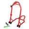 BikeTek Rear Paddock Stand and Front Headlift Stand Set - Red