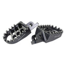 BikeTek MX Forged Wide Platform Footpegs Kawasaki Gun Metal