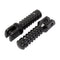 BikeTek Ally Footpegs With Slider (Pair) Honda Front Black HD11F