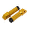 BikeTek Ally Footpegs With Slider (Pair) Honda Rear Gold HD11R