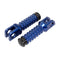 BikeTek Ally Footpegs With Slider (Pair) Suzuki Front Blue SU11F