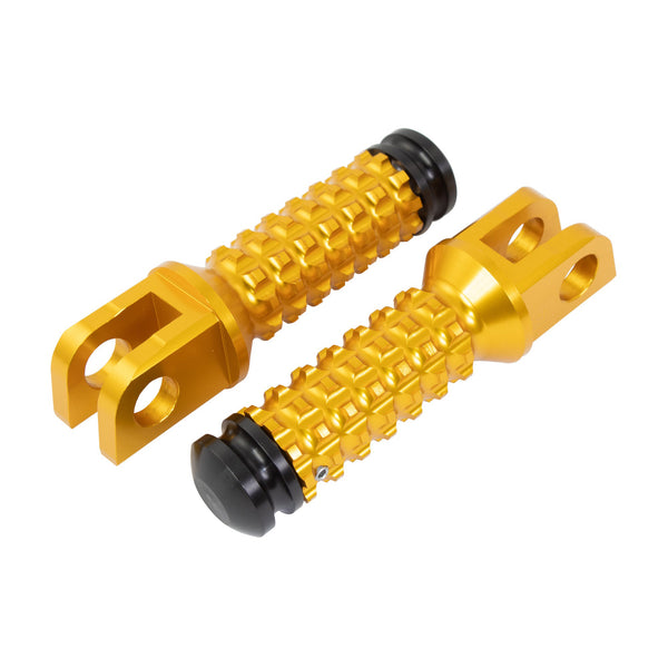 BikeTek Ally Footpegs With Slider (Pair) Suzuki Front Gold SU11F