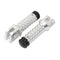 BikeTek Ally Footpegs With Slider (Pair) Yamaha Front Silver YA11F