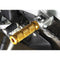 BikeTek Alloy Round Sports Footpegs Honda Rider Gold