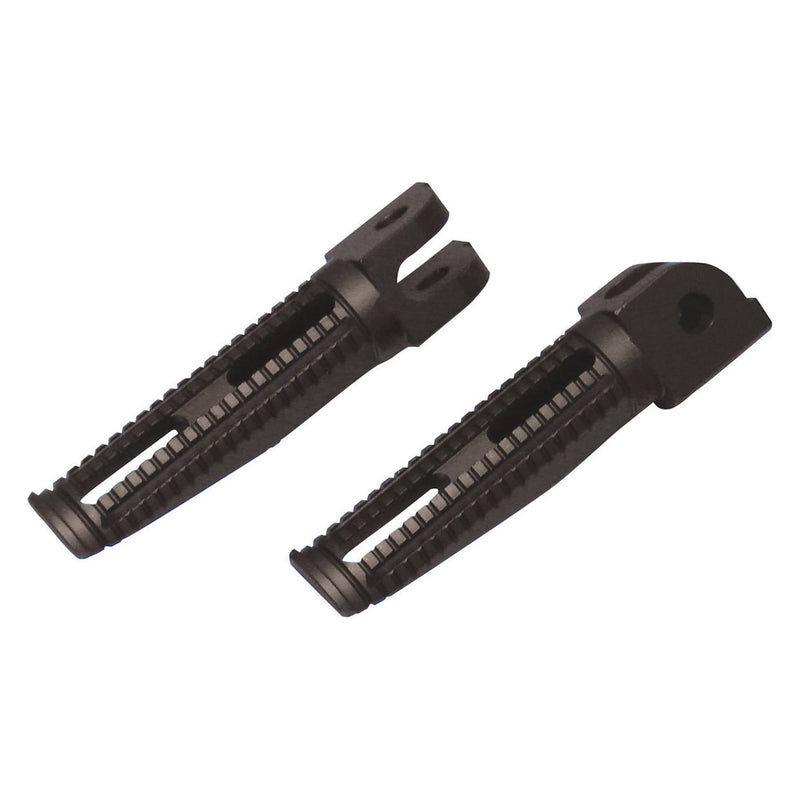 BikeTek Billet Aluminium Race Pegs Suzuki Rider/Pillion Black