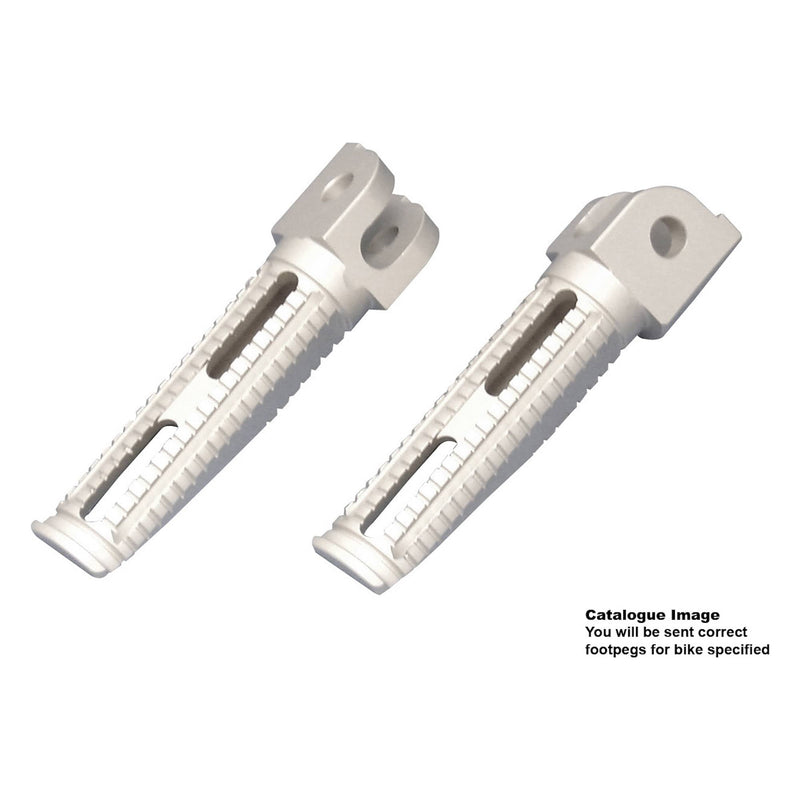 BikeTek Billet Aluminium Race Pegs Yamaha Pillion Alloy
