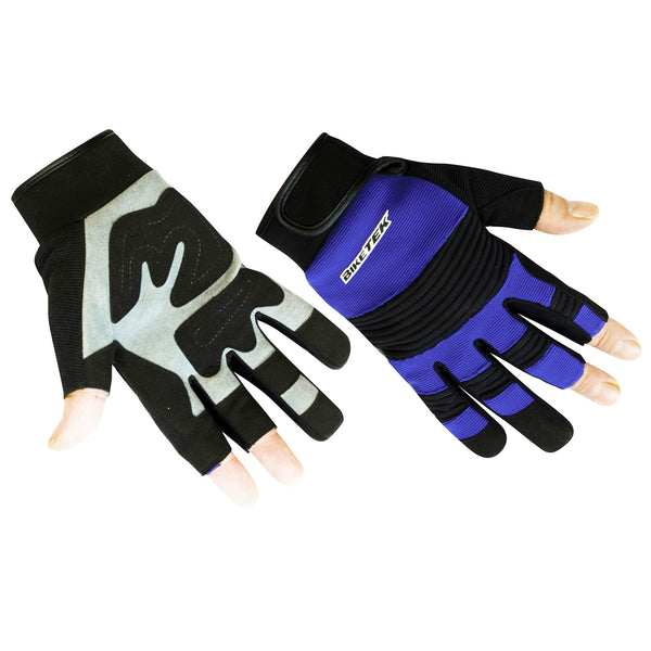 BikeTek Open Finger Mechanic Gloves