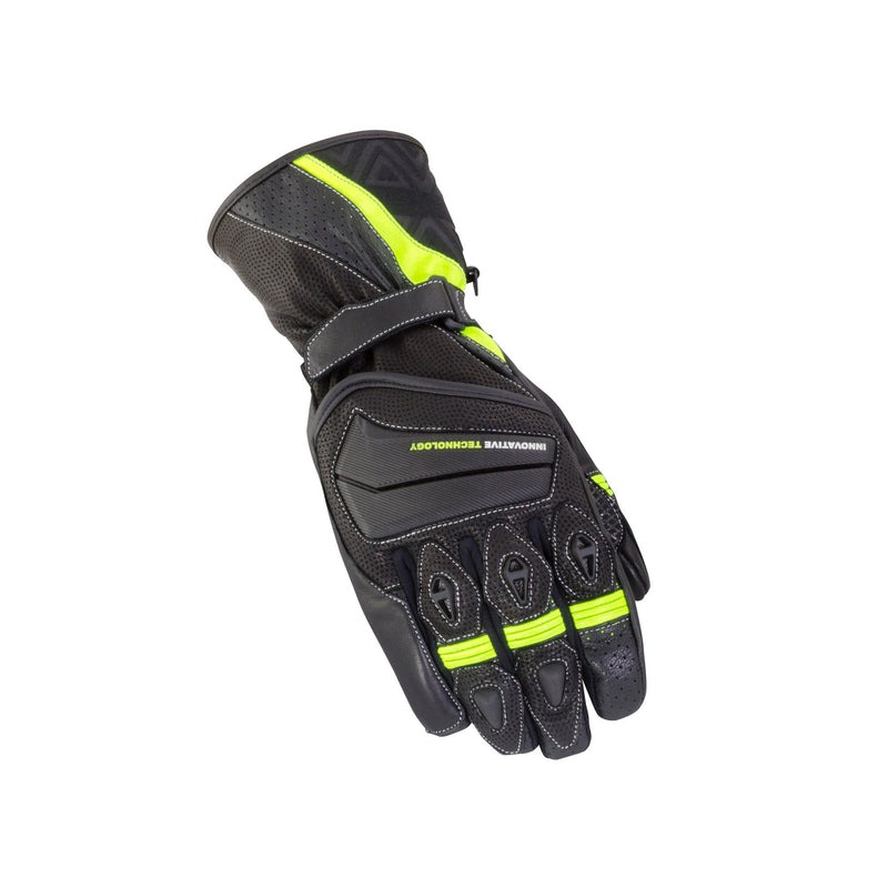 Bike It Spyder Black/Neon Summer Road Gloves