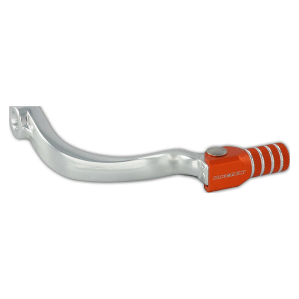 BikeTek MX Alloy Gear Lever With Orange Tip - #M02