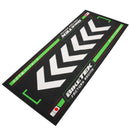 BikeTek Series 7 Motorcycle Workshop Pit Garage Mat Green Rising Sun 190 x 80 cm