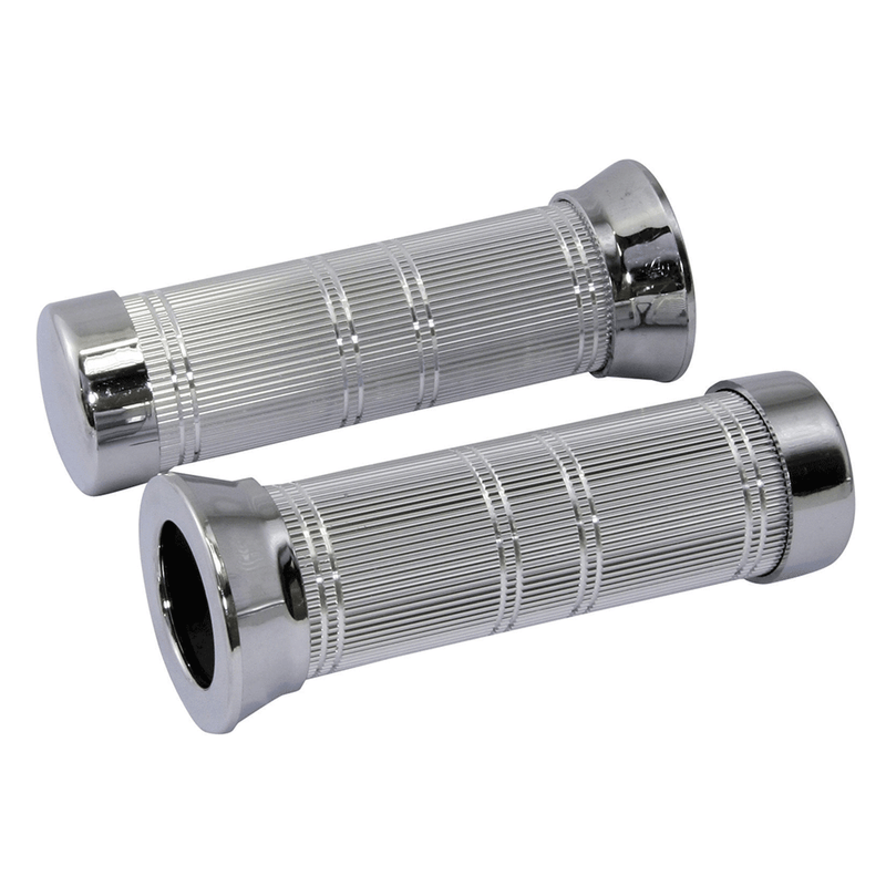 Bike It Grips Classic Knurled Chrome 25mm