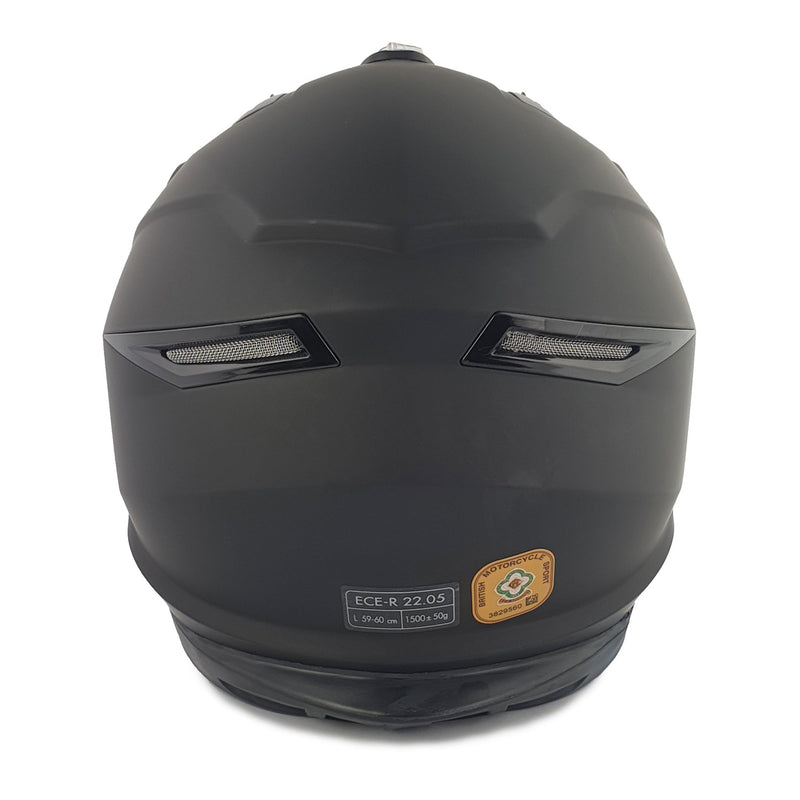 GSB XP-14B ADULT MX OFF ROAD HELMET PLAIN BLACK MATT