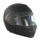 GSB G-339 ADULT FLIP ROAD HELMET PLAIN BLACK MATT