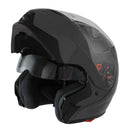 GSB G-339 ADULT FLIP ROAD HELMET PLAIN BLACK MATT