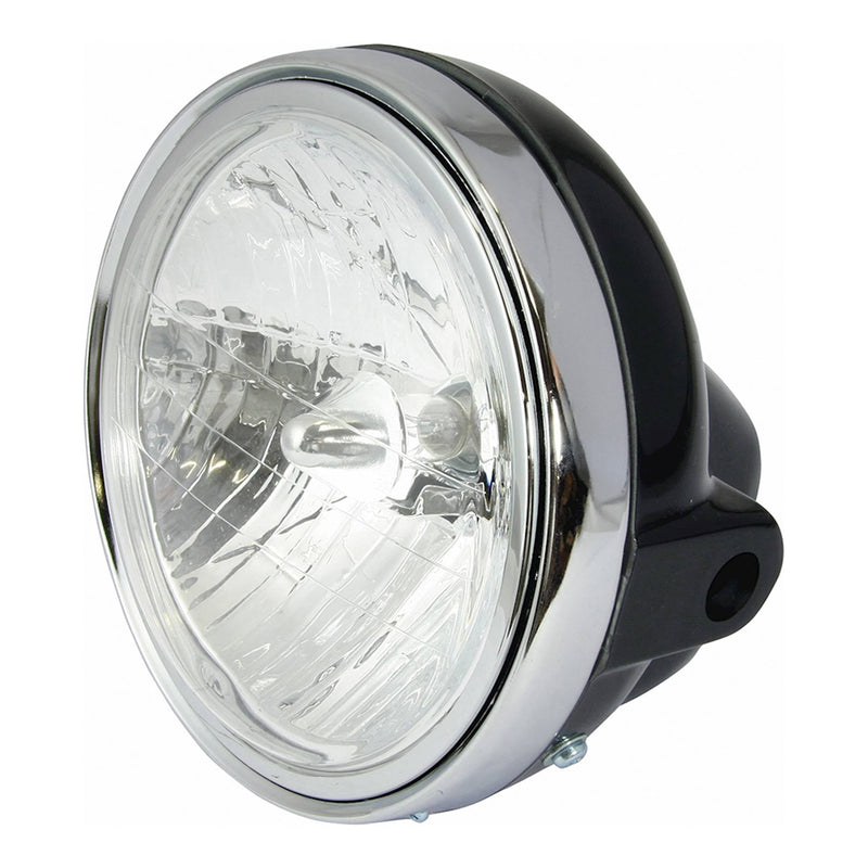 Headlight Universal 7" Round Black