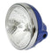 Headlight Universal 7" Round Solid Blue With Diamond Eye Lens 12V 35W