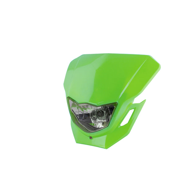 Universal Dart Headlight Green 12V 35/35W