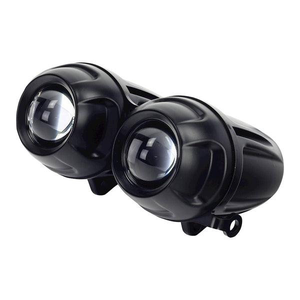 Twin-Round Dominator-2 Projector Headlight H1 Left Dip