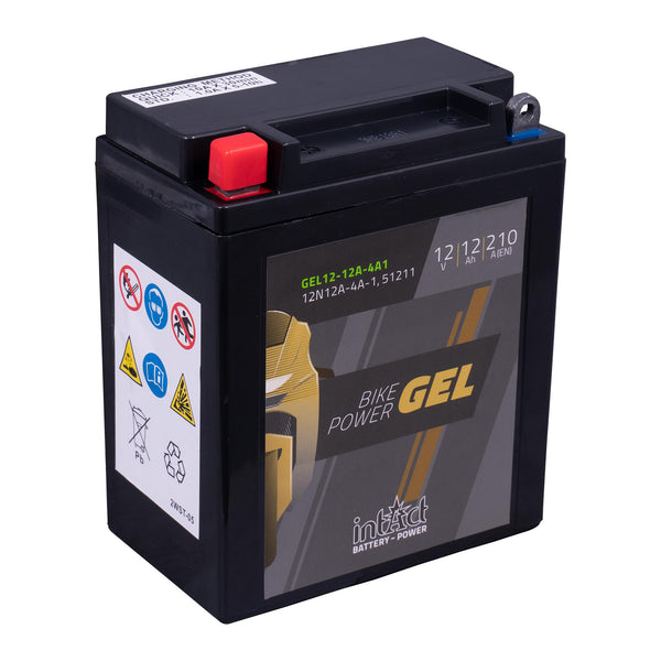 intAct 12N12A-4A-1 / 51211 Gel Bike-Power Battery