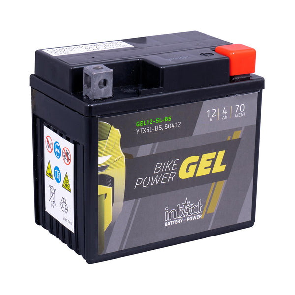 intAct YTX5L-BS / 50412 Gel Bike-Power Battery