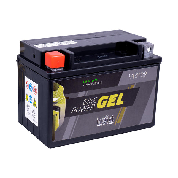 intAct YTX9-BS / 50812 Gel Bike-Power Battery – Biker Parts Direct Ltd