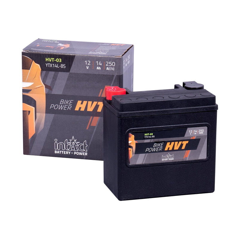 intAct YTX14L-BS / 65958-04A Sealed Activated HVT Bike-Power Battery