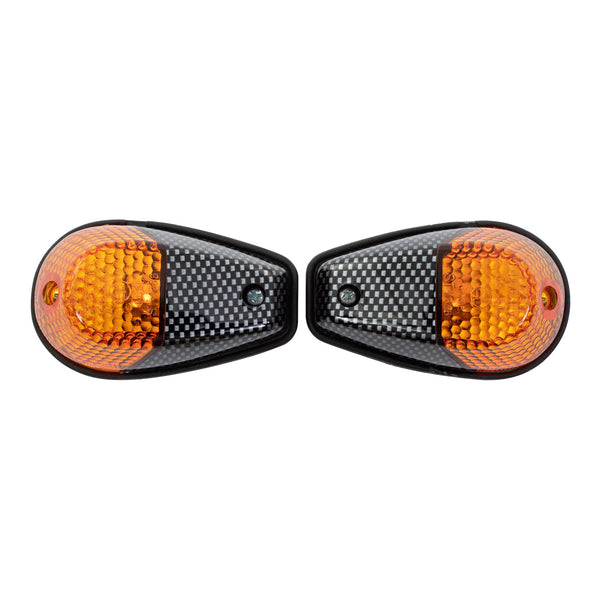 Bike It Original Fairing Indicators With Carbon Body And Amber Lens