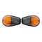 Bike It Original Fairing Indicators With Carbon Body And Amber Lens