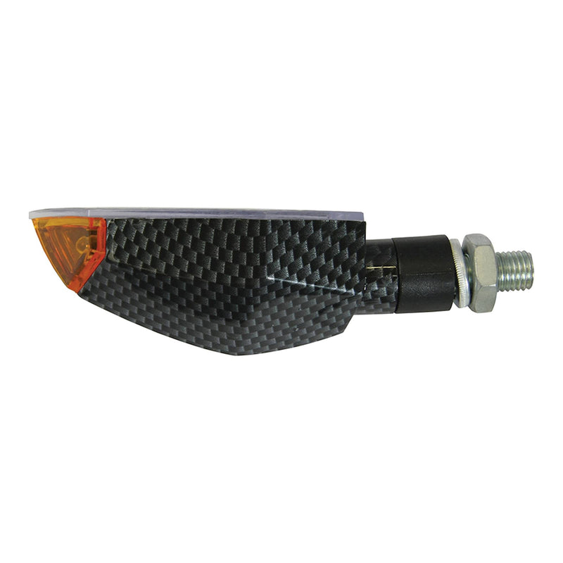 Bike It LED Claw Indicators With Carbon Effect Body And Clear Lens