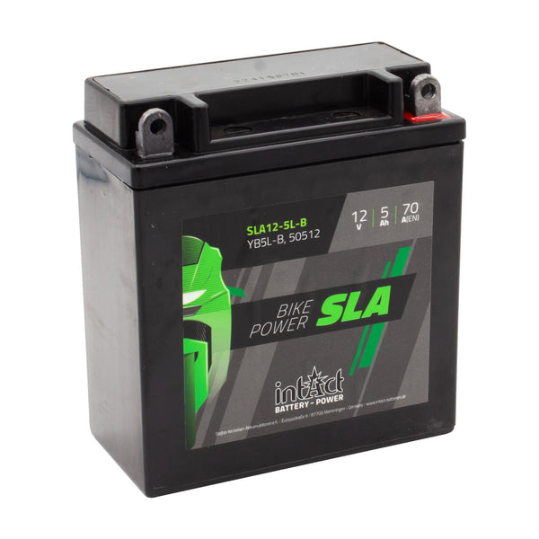 intAct YB5L-B / 50512 Sealed Activated SLA Bike-Power Battery