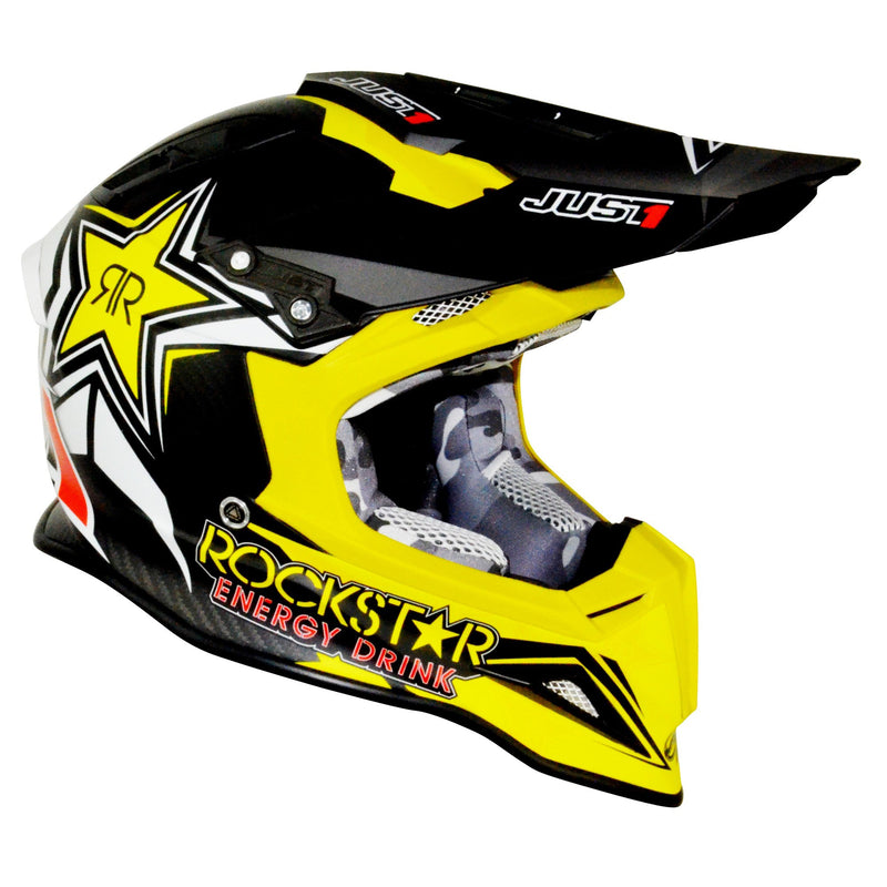 Just1 J12 Carbon Adult ACU Gold MX Helmet Just1 J12 Carbon Adult ACU Gold MX Helmet