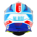 Just1 J38 MX Helmet Blade Blue/Red/White Gloss