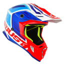 Just1 J38 MX Helmet Blade Blue/Red/White Gloss