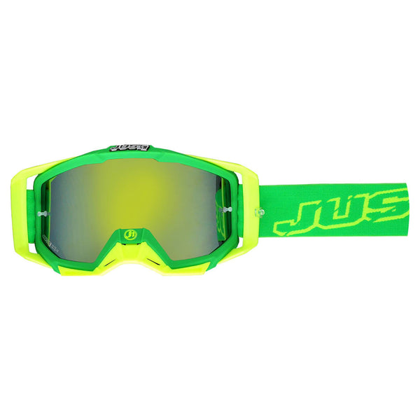 Just1 Iris Neon Green/Yellow MX Goggles