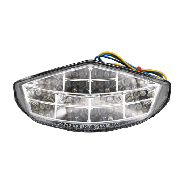 Bike It LED Rear Tail Light With Clear Lens And Integral Indicators - #D046