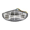 Bike It LED Rear Tail Light With Clear Lens And Integral Indicators - #D046