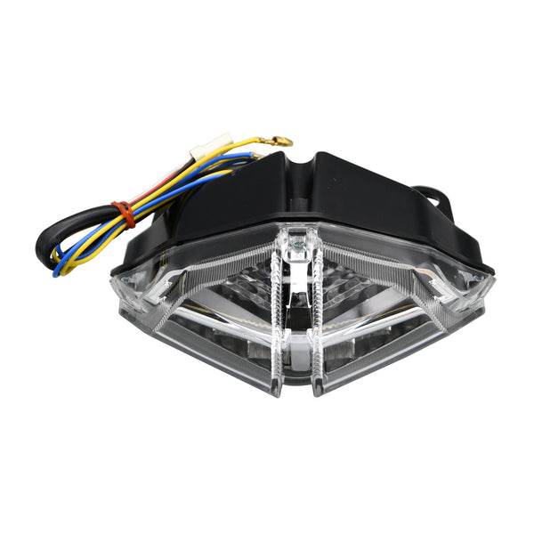 Bike It LED Rear Tail Light With Clear Lens And Integral Indicators - #D099