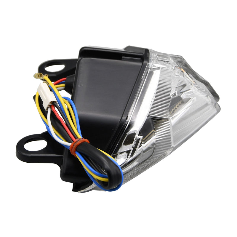 Bike It LED Rear Tail Light With Clear Lens And Integral Indicators -