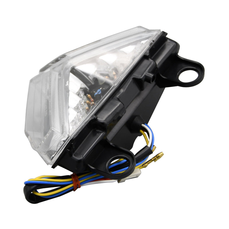 Bike It LED Rear Tail Light With Clear Lens And Integral Indicators -