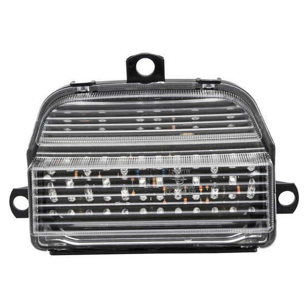 Bike It LED Rear Tail Light With Clear Lens And Integral Indicators - #H011