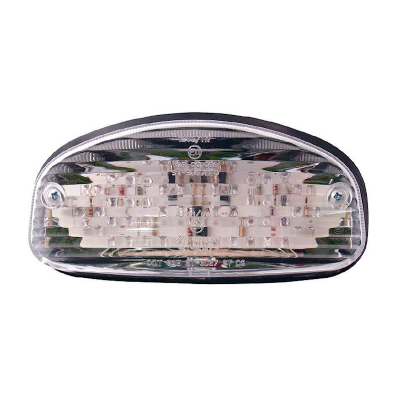 Bike It LED Rear Tail Light With Clear Lens And Integral Indicators -