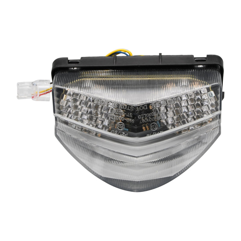Bike It LED Rear Tail Light With Clear Lens And Integral Indicators -