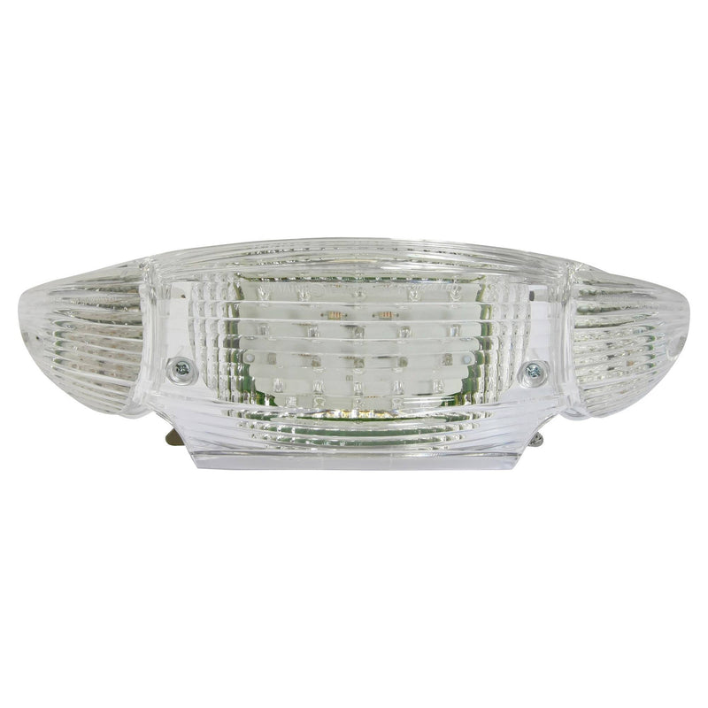Bike It LED Rear Tail Light With Clear Lens And Integral Indicators -