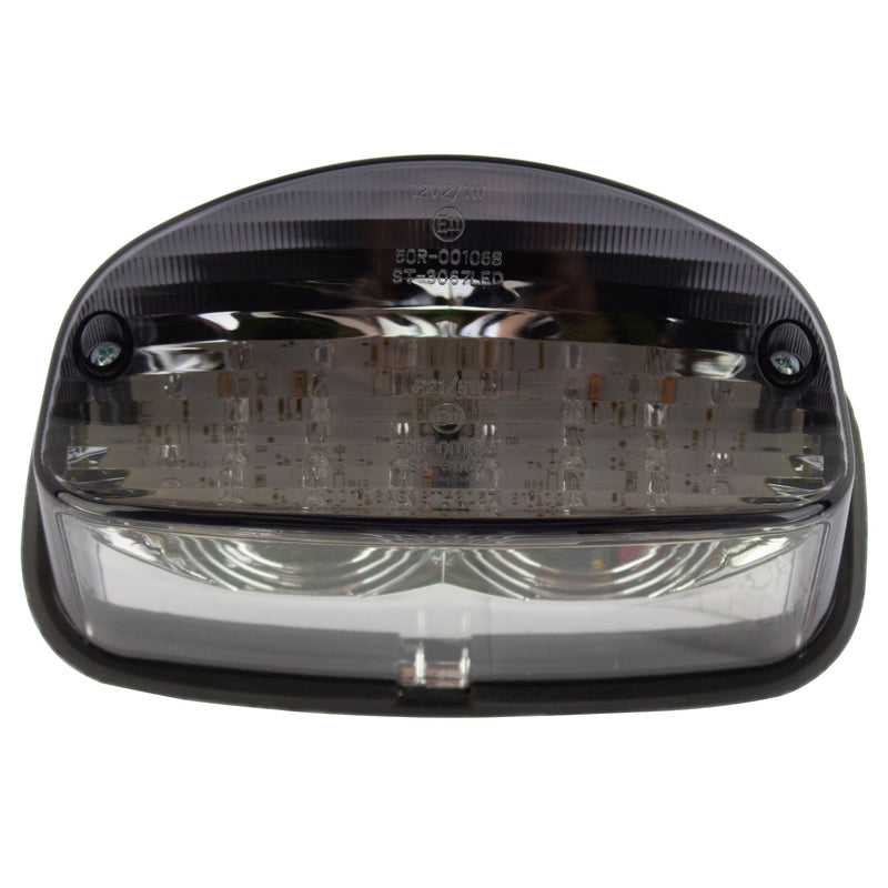 Bike It LED Rear Tail Light With Cool Grey Lens -