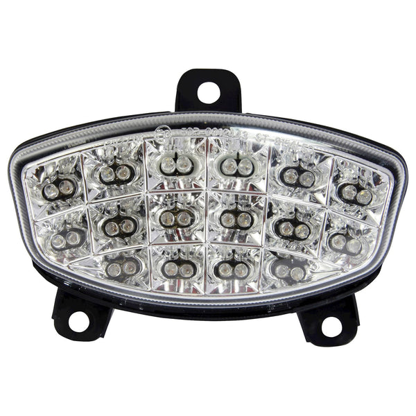 Bike It LED Rear Tail Light With Clear Lens And Integral Indicators - #M010