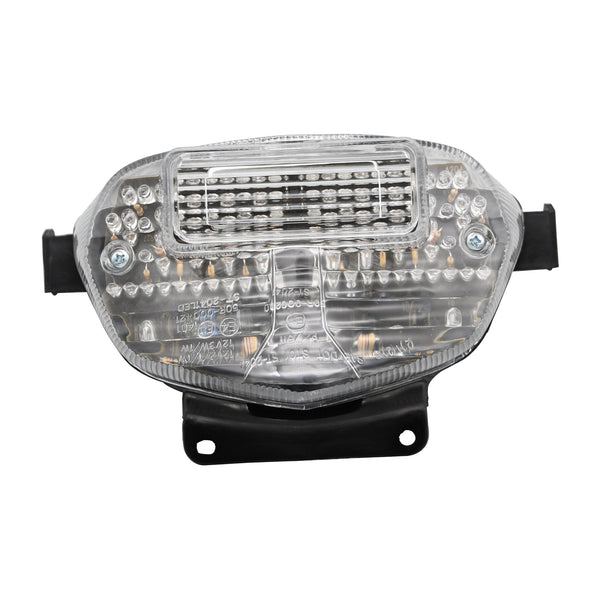 Bike It LED Rear Tail Light With Clear Lens And Integral Indicators - #S009