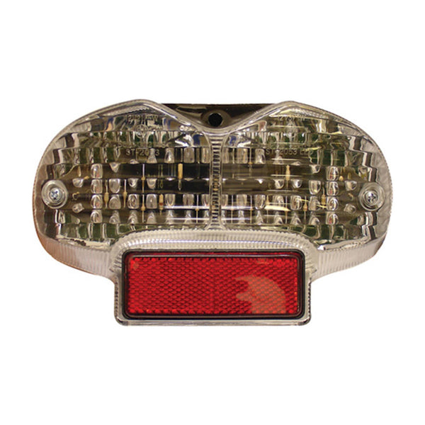 Bike It LED Rear Tail Light With Clear Lens And Integral Indicators - #S037