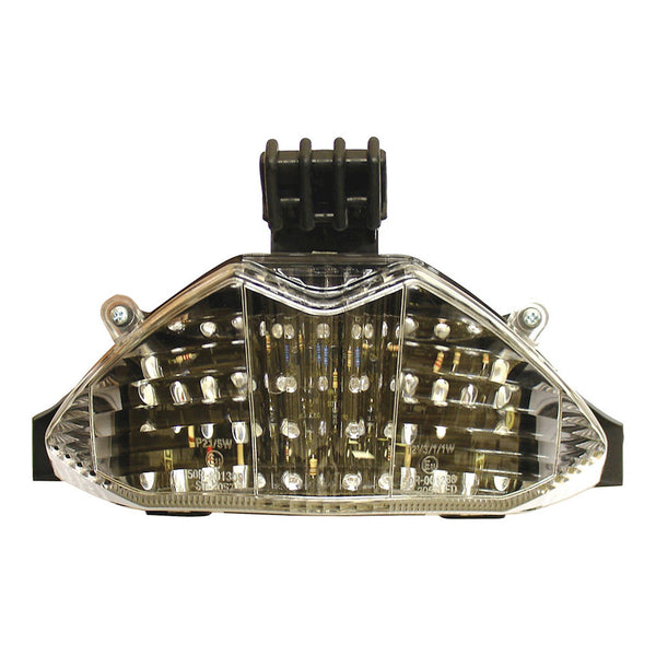 Bike It LED Rear Tail Light With Clear Lens And Integral Indicators - #S057