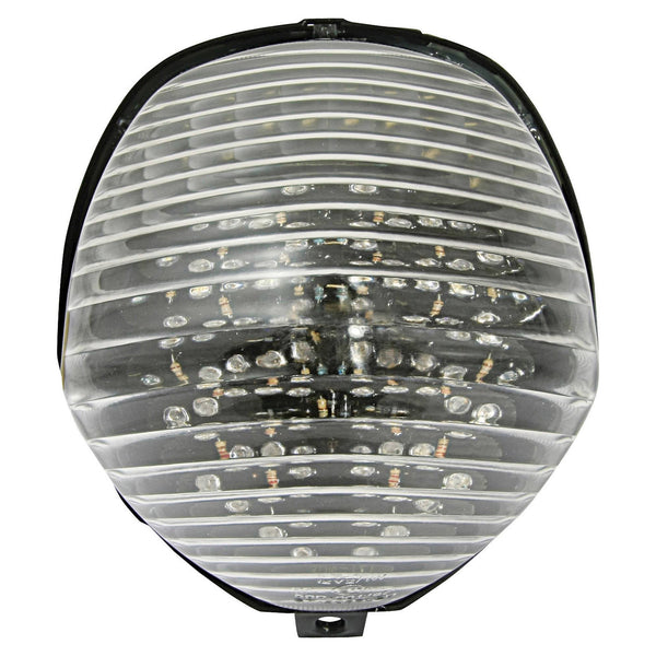 Bike It LED Rear Tail Light With Clear Lens And Integral Indicators - #S059