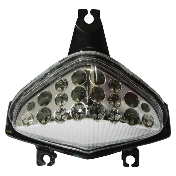 Bike It LED Rear Tail Light With Clear Lens And Integral Indicators - #S066